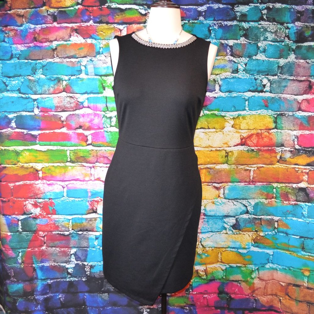 Apt.9 Black Sleeveless A Line Dress Size 6 - Picture 3 of 11